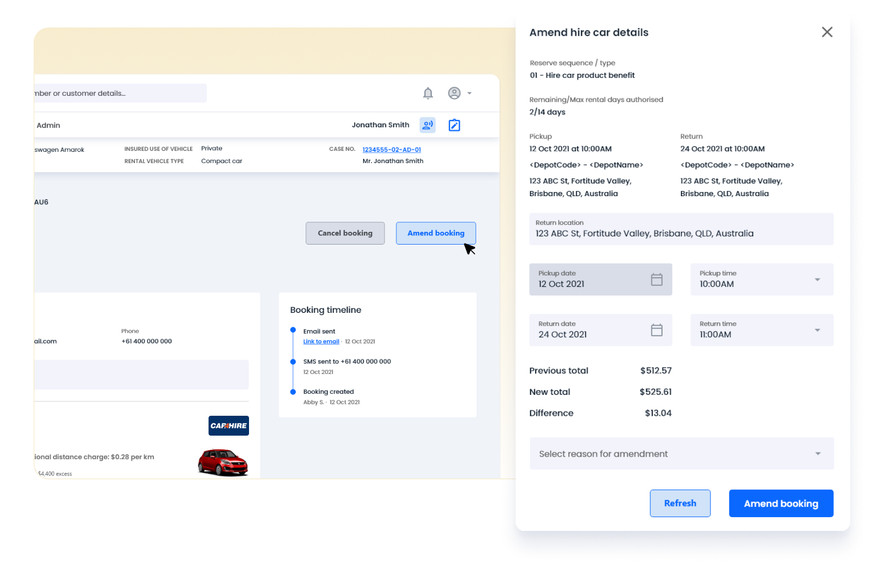 Reservation and rental management